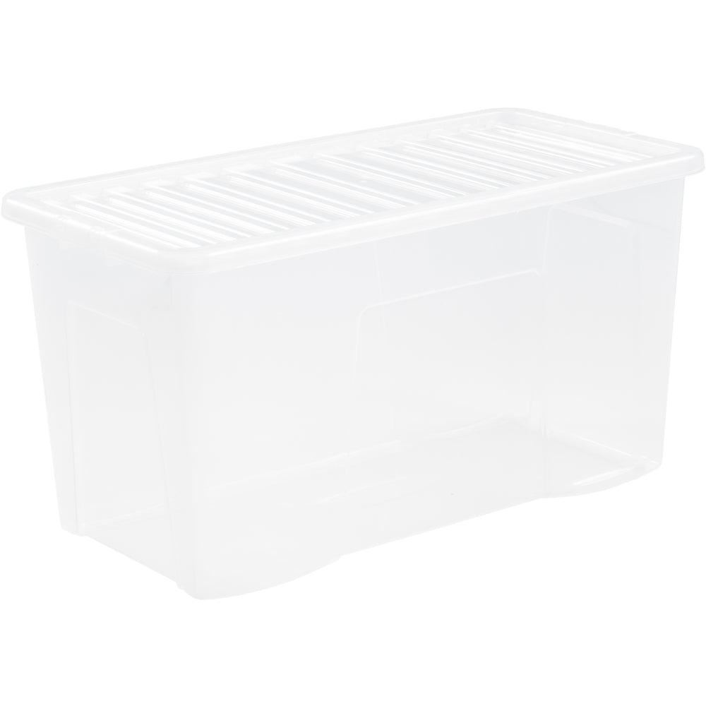 Crystal Storage Box & Lid Clear - 110ltr