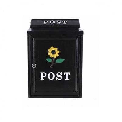Post Zone - Yellow Sunflower Diecast Post Box