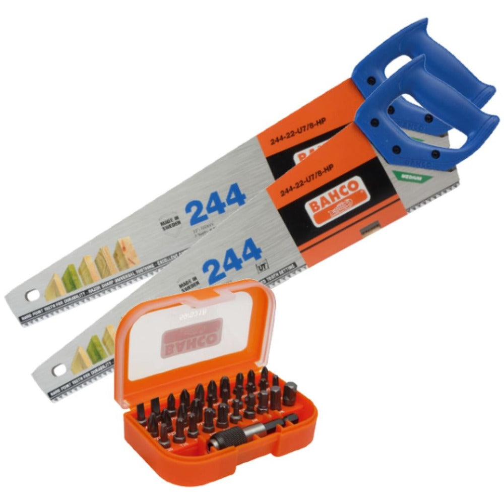 Bahco Saws + Bit Set