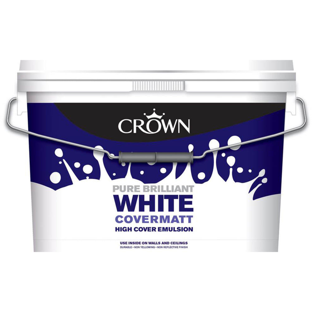 Crown Covermatt Brilliant White 10lt